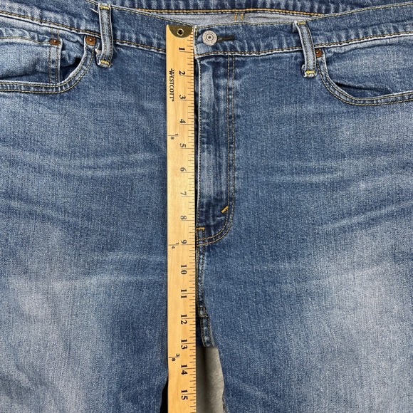 Levi Strauss & Co Mens Jeans 559 W42 L32 Blue Denim Straight Leg Casual - Picture 5 of 12